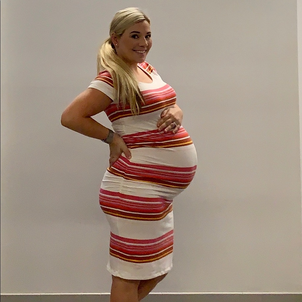 Isabel by Ingrid & Isabel Maternity Striped Dress
